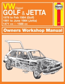 VW Golf & Jetta Mk 1 Diesel (78 – 84) Haynes Repair Manual: 1978-84