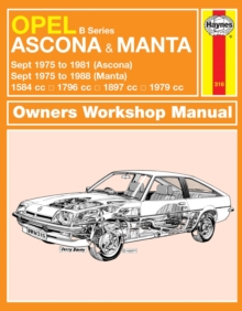 Opel Ascona & Manta (B Series) (Sept 75 – 88) Haynes Repair Manual