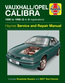 Vauxhall/Opel Calibra (90 – 98) Haynes Repair Manual