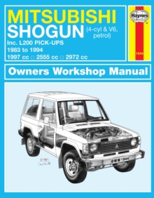 Image for Mitsubishi Shogun & L200 Pick Ups (83 - 94)