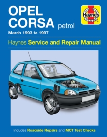 Opel Corsa Petrol (Mar 93 – 97) Haynes Repair Manual