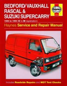 Image for Bedford Rascal / Suzuki Supercarry Service and Repair Manual