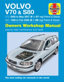 Volvo V70 / S80 Petrol & Diesel (98 – 07) Haynes Repair Manual