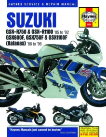 Suzuki GSX-R750 & GSX-R1100, GSX600F, GSX750F & GSX1100F (Katanas) (86 – 96)