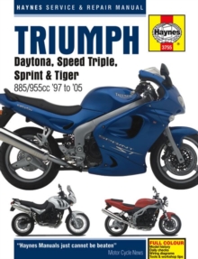 Triumph Daytona, Speed Triple, Sprint & Tiger 885/955cc (97 – 05)
