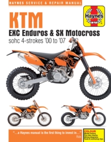 KTM EXC Enduros & SX Motocross sohc 4-strokes (00 – 07)