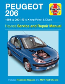 Peugeot 206 Petrol & Diesel (98 – 01) Haynes Repair Manual