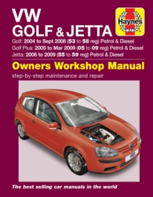 VW Golf (04 – Sept 08), Golf Plus (05 – Mar 09) & Jetta (06 – 09) Haynes Repair Manual