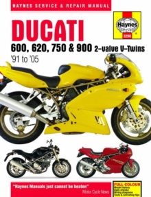 Ducati 600, 620, 750 & 900 2-valve V-Twins (91 – 05) Haynes Repair Manual