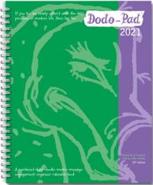 Image for Dodo Pad Original Desk Diary 2021 - Week to View Calendar Year Diary : A Family Diary-Doodle-Memo-Message-Engagement-Organiser-Calendar-Book with room for up to 5 people's appointments/activities