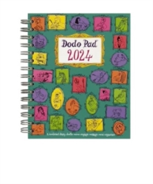 The Dodo Pad Mini / Pocket Diary 2024 – Week to View Calendar Year: A Portable Diary-Organiser-Planner Book with space for up to 5 people/appointments/activities. UK made, sustainable, plastic free