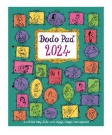 The Dodo Pad LOOSE-LEAF Desk Diary 2024 – Week to View Calendar Year Diary: A 2 hole punched loose leaf Diary-Organiser-Planner for up to 5 people/activities. UK made, sustainable, plastic free