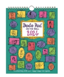 The Dodo Pad On The Wall 2024 – Calendar Year Wall Hanging Week to View Calendar Organiser: A Diary-Organiser-Planner Wall Book for up to 5 people/activities. UK made, sustainable, plastic free