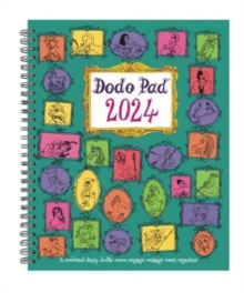 The Dodo Pad Original Desk Diary 2024 HARDCOVER- Week to View, Calendar Year Diary: A Diary-Organiser-Planner Wall Book for up to 5 people/appointments/activities. UK made, sustainable, plastic free