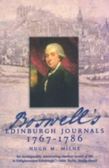Image for Boswell's Edinburgh journals 1767-1786