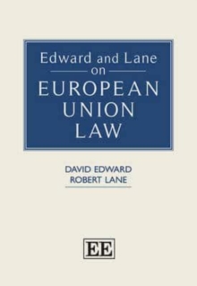 Image for Edward and Lane on European Union law