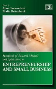 Image for Handbook of research methods and applications in entrepreneurship and small business