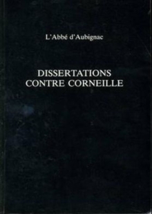 Image for Dissertations contre Cornielle