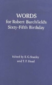 Image for Words For Robert Burchfield's 65th Birthday