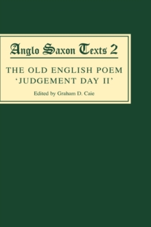 Image for The Old English Poem Judgement Day II