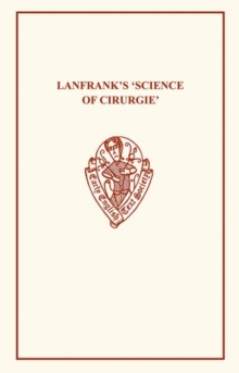 Image for Lanfrank's Science of Cirurgie