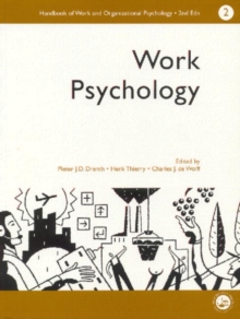 A Handbook of Work and Organizational Psychology: Volume 2: Work Psychology