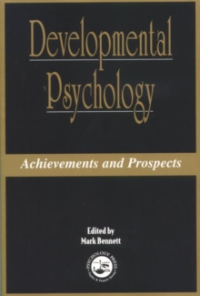 Image for Developmental psychology  : achievements and prospects