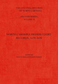 Image for The Colonial Records of North Carolina, Volume 2