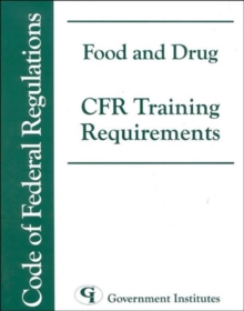 Image for Food and Drug CFR Training Requirements