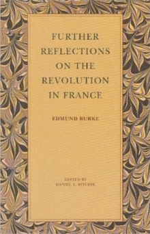 Image for Further Reflections on the Revolution in France