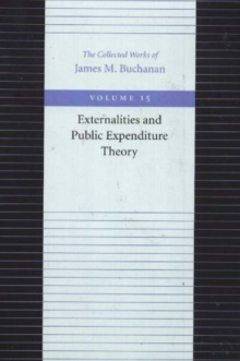 Image for Externalities & Public Expenditure Theory