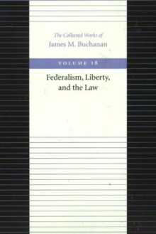 Image for Federalism Liberty & the Law