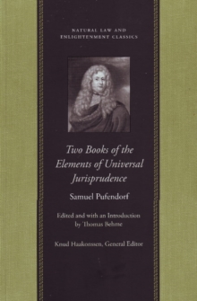 Image for Two books of the Elements of universal jurispurdence