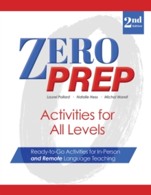 Image for Zero prep activities for all levels  : ready-to-go activities for in-person and remote language teaching