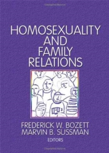 Image for Homosexuality and Family Relations