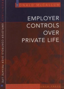 Image for Employer Controls over Private Life