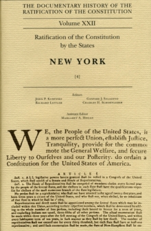 Image for The Documentary History of the Ratification of the Constitution