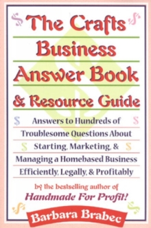 Image for The Crafts Business Answer Book & Resource Guide