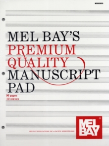 Image for PREMIUM QUALITY MANUSCRIPT PAD 12STAVE