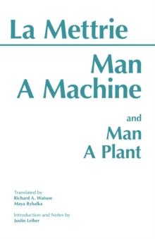Image for Man a Machine and Man a Plant
