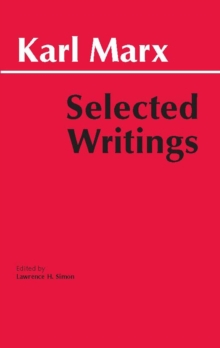 Image for Marx: Selected Writings