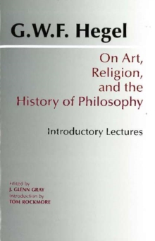 Image for On Art, Religion, and the History of Philosophy