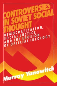 Image for Controversies in Soviet Social Thought