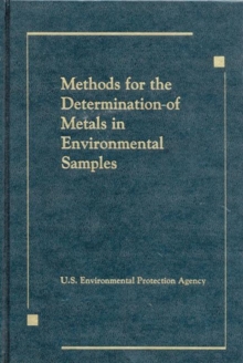 Image for Methods for the Determination of Metals in Environmental Samples