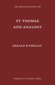 St. Thomas and Analogy