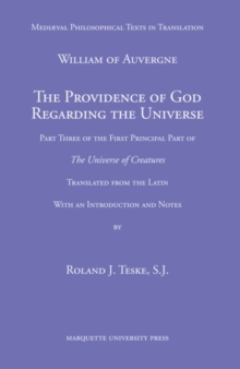 Providence of God Regarding the Universe