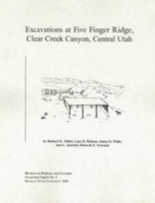 Image for Excavations At Five Finger Ridge   OP #5