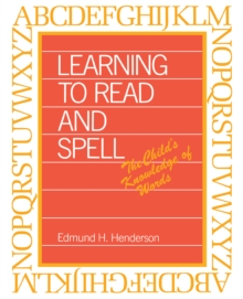 Learning to Read and Spell