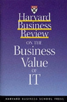 Image for "Harvard Business Review" on the Business Value of IT