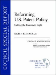 Image for Reforming U.S. Patent Policy